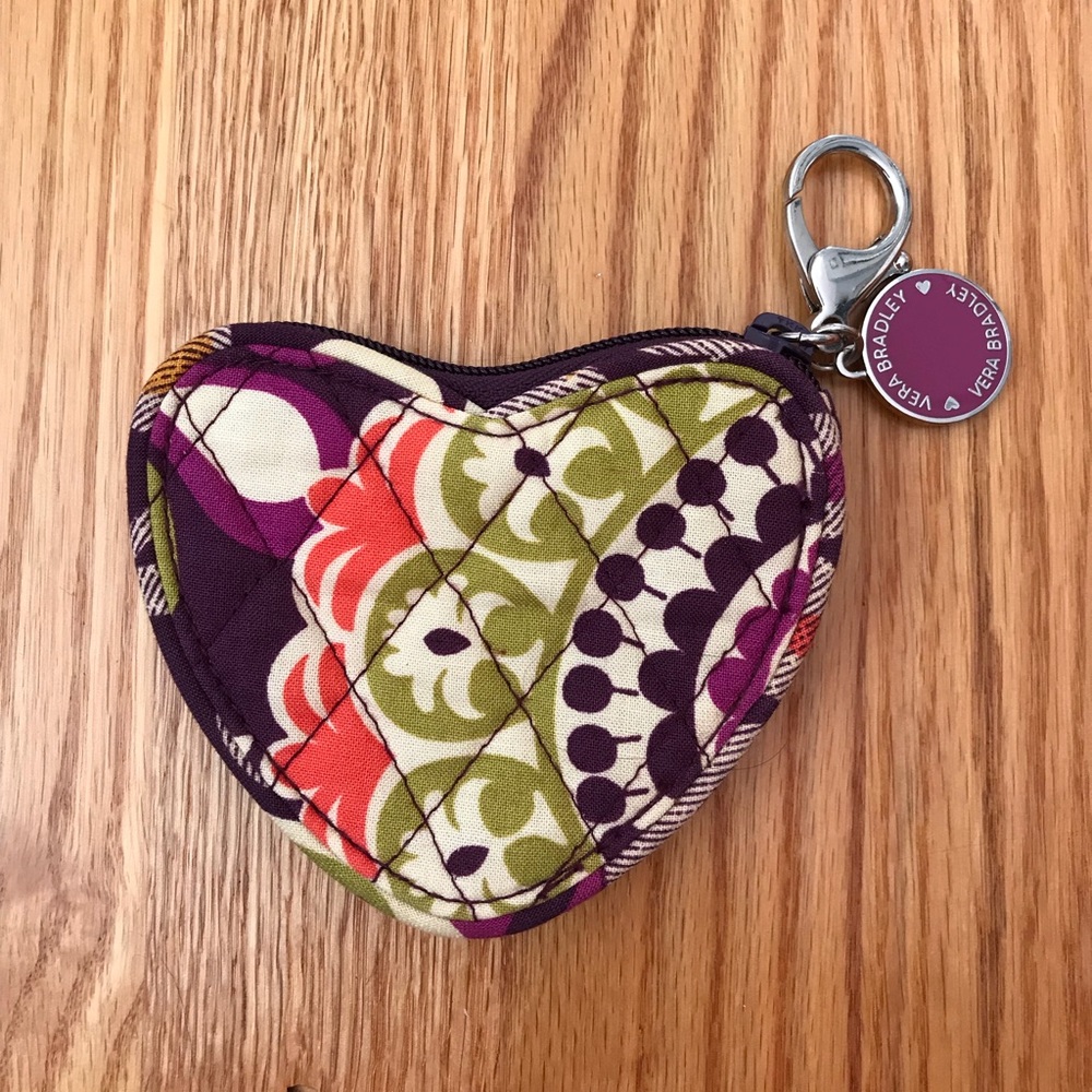 Vera Bradley Heart Shaped Pouch